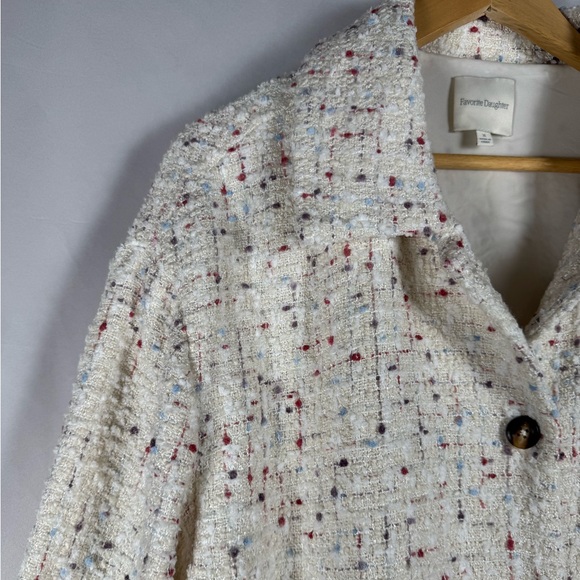 Favorite Daughter The Talullah Cinque Tweed Jacket Blazer Minimalist REVOLVE XL - Picture 6 of 14